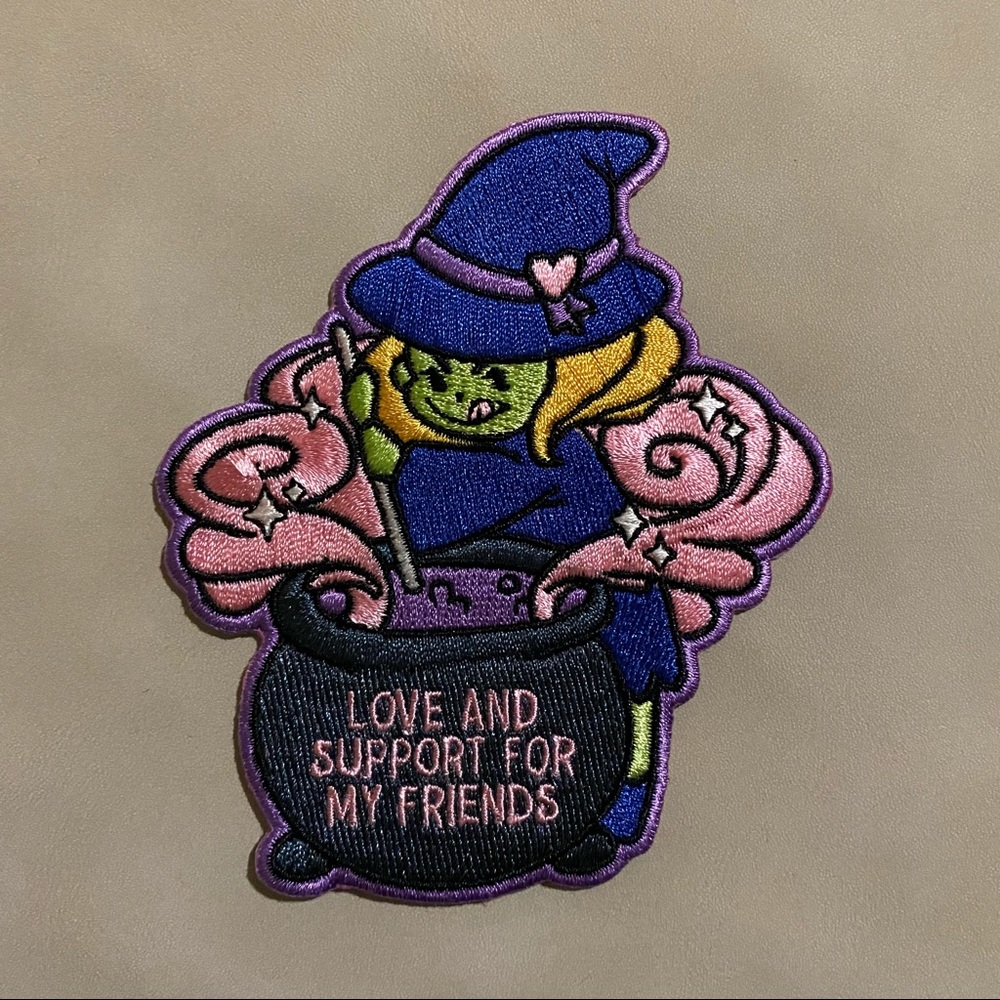 Witch brew iron on patch